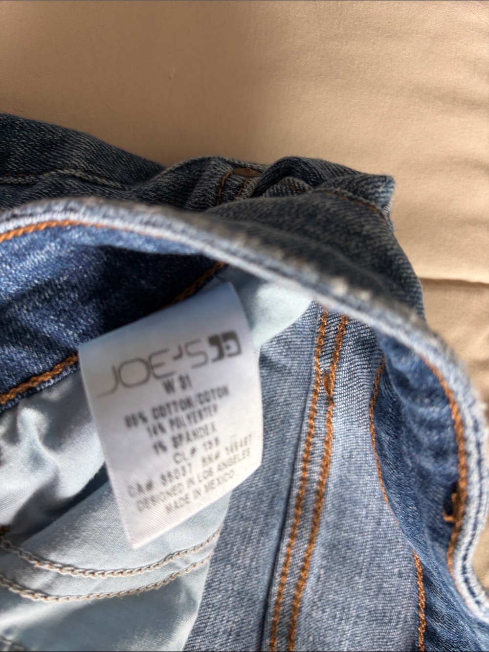 Joe’s JeansButton Fly Distressed Denim Shorts - Medium Blue - Picture 3 of 6